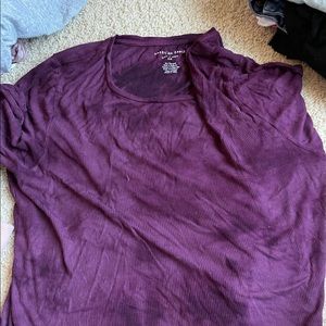 American eagle long sleeve crop top